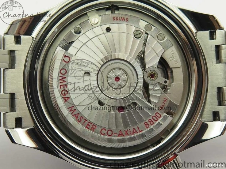 0524 2018 Seamaster Diver 300M OMF Best Edition Black Ceramic Black Dial on SS Bracelet A8800 (Black Balance Wheel) Breathable 7959
